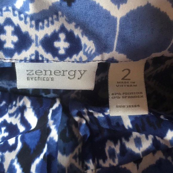 CHICO’s 2 pc set Zynergy outfit PERIWINKLE blue - Picture 3 of 5